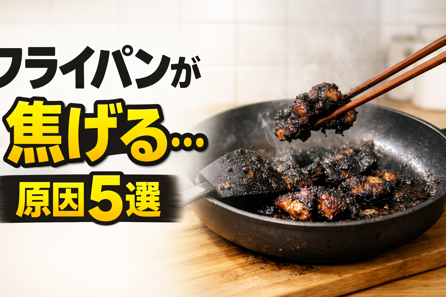 フライパンが焦げるのはなぜ?くっつく原因と長持ちさせる正しい使い方 | 料理のコツラボ